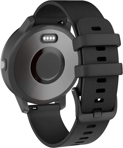 Vista 9 de OVERSTEP Vicoactive 3 - Correa de silicona suave de 0.78 pulgadas para Garmin Vivoactive 3/Forerunner 245/645 Music/Samsung Galaxy Watch 1.654