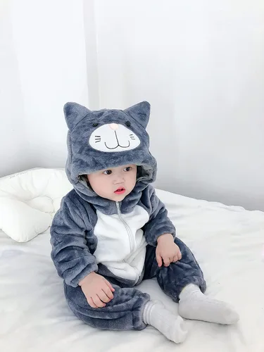 Vista 7 de Tonwhar - Enterizo para bebé diseño de gato