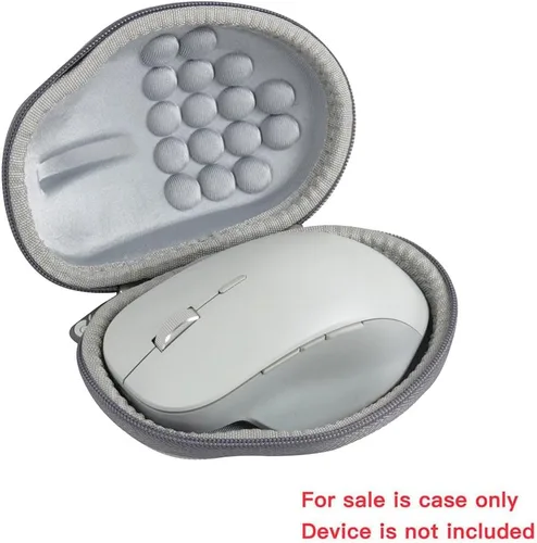 Vista 2 de Hermitshell Estuche rígido de viaje para Microsoft Surface Precision Mouse/Microsoft Ergonomic Mouse (gris)