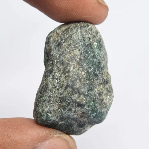 Vista 3 de gemhub Piedra de fucsita esmeralda en bruto, cristal de fucsita esmeralda de 57.50 quilates para diseñador de decoración del hogar, gema de fucsia