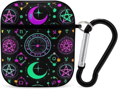 Vista 9 de Funda para Apple AirPod 2 y 1 TPU suave compatible con AirPod 2 y 7 con diseño de bandera estadounidense Pattern1081