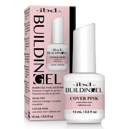 Vista 8 de IBD Gel de construcción, extensión de uñas de gel duro, apenas desnudo, remojo, fortalecedor de uñas, 0.5 onzas líquidas