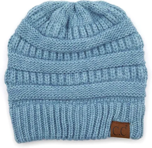 Vista 654 de C.C Trendy Warm Chunky Soft Stretch Cable Knit Beanie