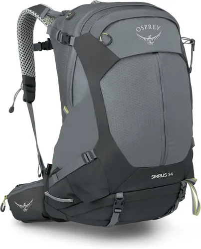 Vista 31 de Osprey Sirrus 24L Mochila de Senderismo para Mujeres - Mochila de Día Ajustable con Cubierta Impermeable para Lluvia y Bolsillos para Botellas, Gris