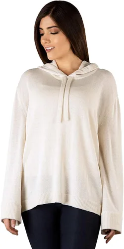Vista 2 de Inca Fashions - Sudadera con capucha de punto de alpaca para mujer, sin teñir, suavidad premium