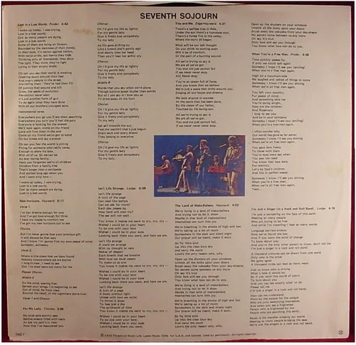 Vista 4 de THE MOODY BLUES séptima estancia, puerta de entrada, THS 7 [Vinilo] Desconocido