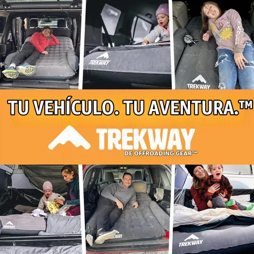 Vista 9 de Offroading Gear Colchón de aire inflable para SUV/Van con cámaras laterales – cama de camping para coche – para 4Runner, Outback, Forester