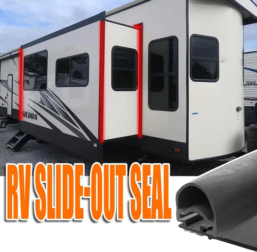 Vista 6 de Sello deslizante para caravana de repuesto 018-341 018-312-EKD D Seal 1 x 15/16 pulgadas x 35 pies, sello deslizante para limpiaparabrisas RV de 1/2