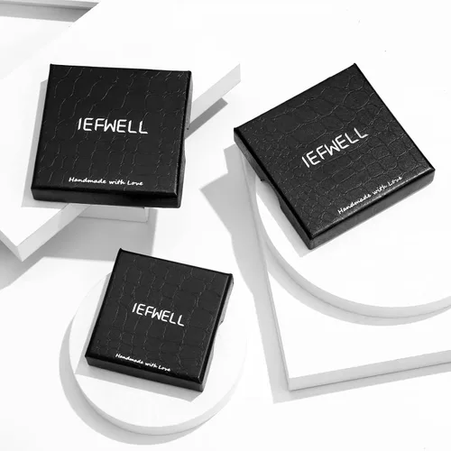 Vista 7 de IEFWELL Collares de oro en capas para mujer, chapado en oro de 14 quilates, cadena de clip de oro rosa, collar con inicial para mujer, cierre