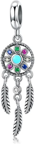 Vista 20 de BISAER Hamsa - Dije de mano de plata de ley, piedras preciosas azules de mal de ojo, se adapta a brazalete, pulsera, collar