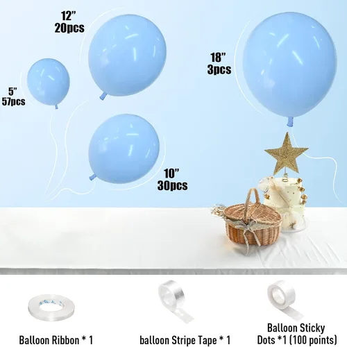 Vista 124 de Globos negros