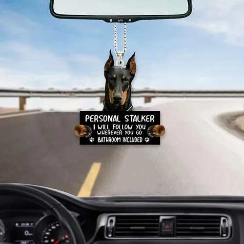 Vista 11 de Alaskan Malamute - Adorno colgante de coche para acechar personalmente, adorno de acrílico con nombre personalizado para perro, adorno de Navidad