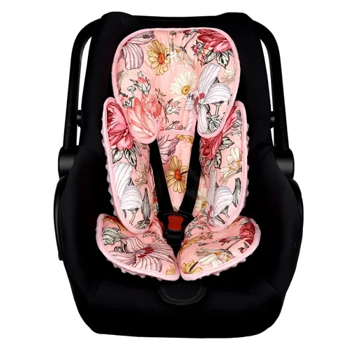 Vista 11 de Soporte floral para la cabeza y el cuerpo del asiento de automóvil, inserto reversible 2 en 1, cojín suave para asiento de automóvil, cochecito