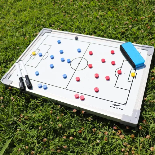 Vista 6 de AGORA Pizarra magnética de borrado en seco de doble cara - 12"x18