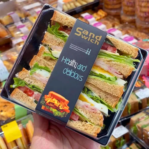 Vista 7 de Ocmoiy Cajas pequeñas de charcutería con tapas transparentes, recipientes de papel desechables para alimentos para llevar, cajas de postre
