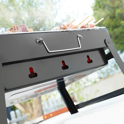 Vista 4 de Barbacoa Plegable Portátil para Carbón BearBQ InnovaGoods