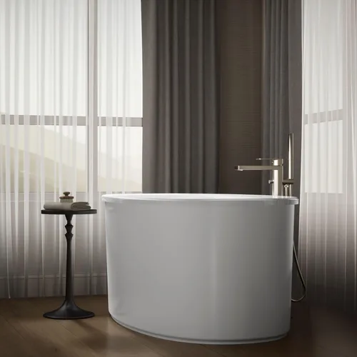 Vista 8 de KOHLER 24001-W1-0 Bañera Sunstruck, color blanco