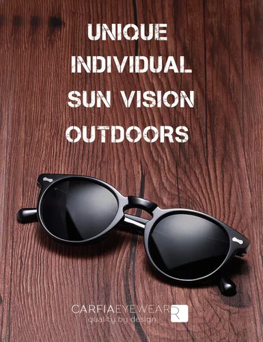 Vista 74 de CARFIA Gafas de sol polarizadas de acetato redondo para mujer, protección UV de cara pequeña con funda de cuero CA5288