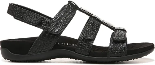 Vista 5 de Vionic Sandalia Rest Amber Backstrap para mujer, Negro