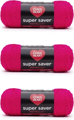 Vista 111 de Red Heart Hilo Super Saver, paquete de 3, estampado artístico, 3 unidades Estampado De Artista