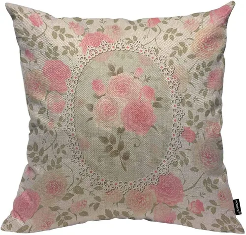 Vista 16 de HOSNYE Funda de almohada decorativa de árboles de abeto y pino 16x16, árboles verdes saludables en un cojín de almohada de abeto antiguo, funda