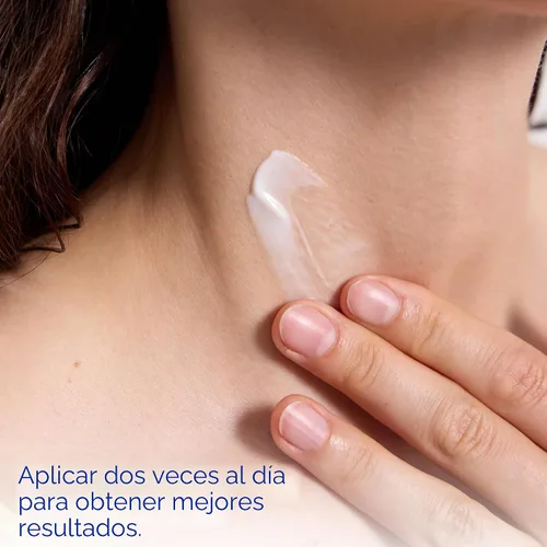 Vista 6 de NIVEA Crema reafirmante y antiarrugas para el cuello y el pecho con coenzima Q10, creatina y provitamina B5, crema reafirmante para la piel que