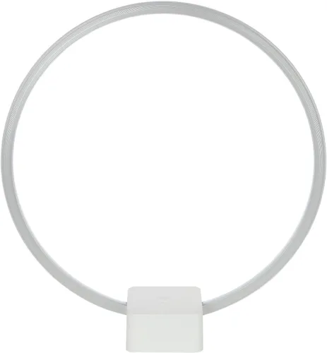 Vista 11 de Brightech Lámpara de mesita de noche LED Circle con puerto USB, lámpara compacta para dormitorio, sala de estar, moderna lámpara asiática de mesa