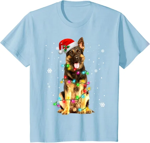 Vista 12 de Suéter de Navidad para perros de pastor alemán, suéter de Navidad para regalos de perros, Negro, S