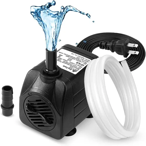Vista 10 de DaToo 50 gal/hr 3W Bomba de agua sumergible pequeña Bomba de fuente mini ultra silenciosa para acuario, tanque de peces, estanque, estatua, cultivos