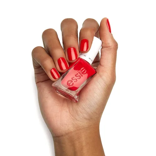 Vista 8 de essie Gel Couture - Esmalte de uñas de larga duración, rojo escarlata, Rock the Runway, 0.46 onzas (paquete de 2)