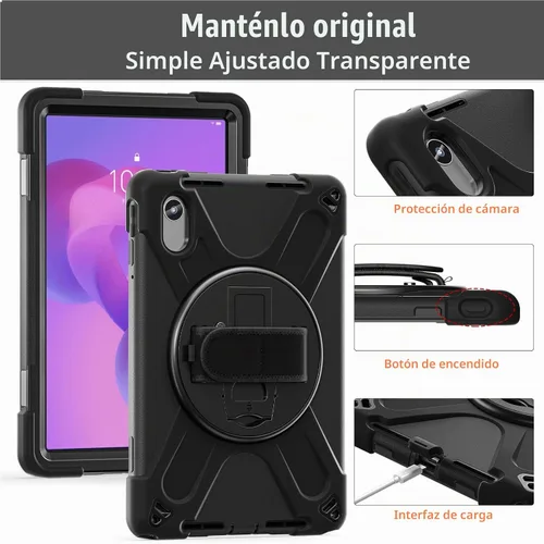 Vista 3 de Funda resistente ZenRich para Lenovo Idea Tab 11 de 11" 2025