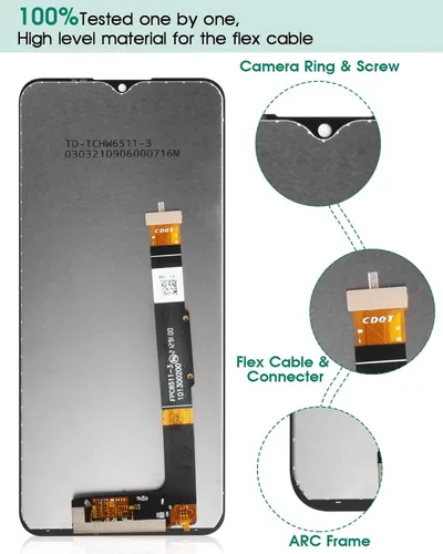 Vista 6 de Para TCL 30 XE 5G Reemplazo de pantalla para TCL 30 XE 5G Pantalla LCD para T767W Pantalla táctil Digitalizador Asamblea reemplazo piezas