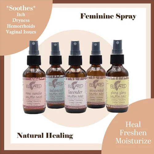 Vista 2 de Elevated (por Taylor's Naturals) - Kit para mujer Woo Woo Wash, Muffin Mist, Pasta Puanani Cuidado femenino totalmente natural – Te mantiene