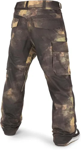 Vista 2 de Volcom Pantalones de snowboard VCO Hunter Cargo para hombre Negro estática