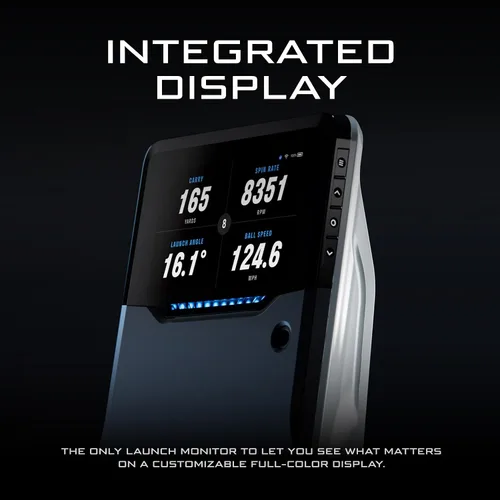 Vista 4 de Kit de lanzamiento de golf Full Swing Analizador portátil de datos de swing para interior/exterior 16 métricas de club y bola Cámara 4K