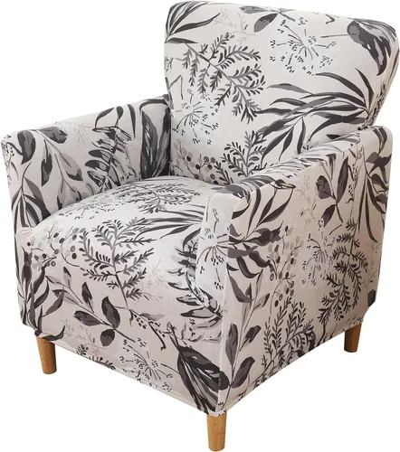 Vista 14 de FUANGUI Funda para Sillón de Banquete con Brazos Fundas para Sillas Elásticas Funda para Sillón Club Funda Suave para Sillón Sofá Cubiertas