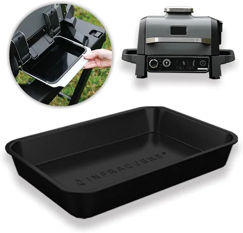Vista 4 de Bandeja de goteo para Ninja Woodfire Outdoor Grill Pro XL, Pro Connect XL, OG850 OG951 Bandeja de silicona reutilizable, no desechable y resistente