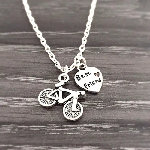 Vista 6 de ALIMITOPIA 60 dijes de letras de Best Friend en forma de corazón de durazno de doble cara para hacer pulseras, collares, joyas y hallazgos