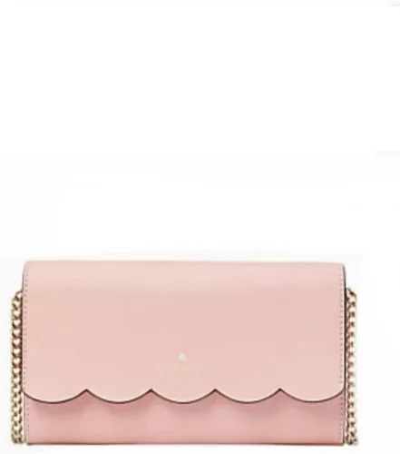 Vista 4 de Kate Spade Gemma - Cartera cruzada con cadena, Rosa.