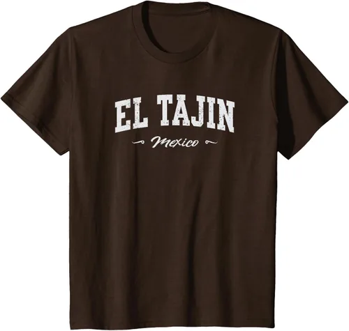 Vista 54 de Camiseta de recuerdo deportivo El Tajin Mexico, Negro