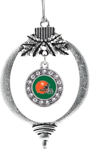Vista 155 de Inspired Silver - Adorno de cromosoma 21 con dije de círculo de plata con joyas de circonita cúbica