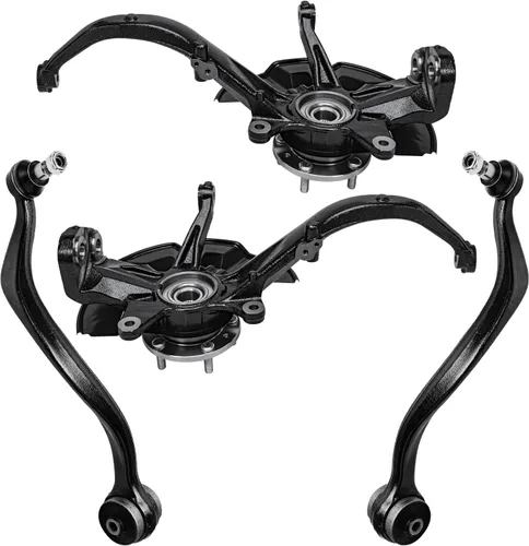 Vista 35 de Detroit Axle - 4 piezas de brazos de control traseros para Ford C-Max, Focus, Mazda 3 5, Volvo C30, C70, S40, V50, 4 brazos de control superiores e