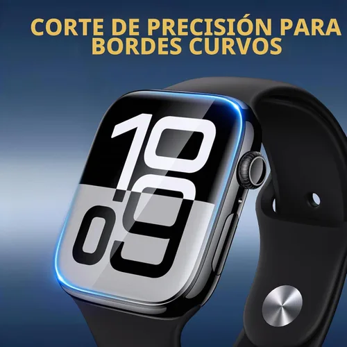 Vista 7 de Misxi 6 unidades Protector de pantalla de TPU suave transparente para Apple Watch Series 3 Series 2 Series 1 38mm, Protector de pantalla de alta