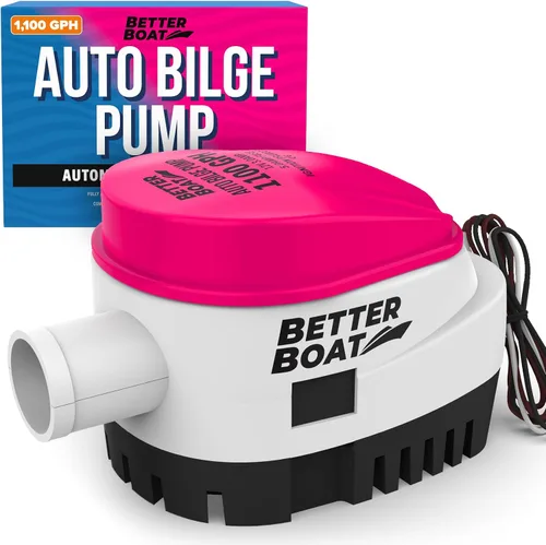 Vista 8 de Bombas de sentina automáticas para barcos 12 V 750 GPH Bomba de sentina automática sumergible con interruptor de flotador integrado, salida de 3/4