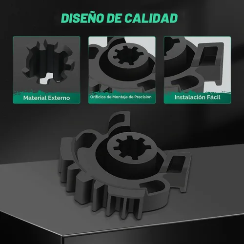 Vista 3 de SCITOO 68214880AA - Kit de engranajes de actuador de puerta de aire de repuesto para 2011 2012 2013 2014 2015 2016 para Jeep Grand Cherokee HVAC