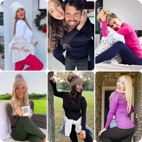 Vista 5 de Thermajane - Camisetas térmicas para mujer, camisetas de invierno de manga larga