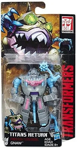 Vista 2 de Robot de Transformers Generations Titans Return Legends Class Gnaw
