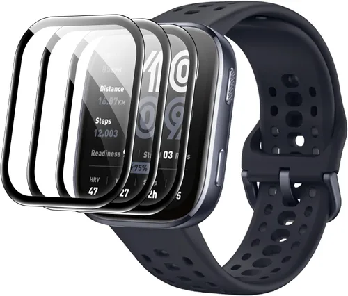 Vista 19 de Protector de pantalla compatible con Amazfit Active 2, antiarañazos, cobertura de pantalla completa 3D, compatible con fundas, HD Ultra, paquete de 3