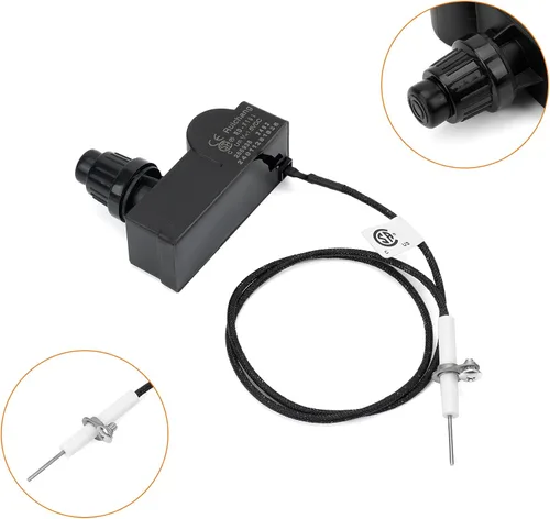 Vista 5 de Stanbroil Kit de válvula de control de seguridad de falla de llama de gas propano de baja presión con kit de encendido de botón para hogueras