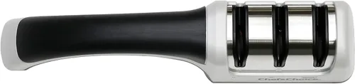 Vista 2 de Chef'sChoice - Afiladores de cuchillos manuales para cuchillos de borde recto y dentado de 15 y 20 grados con abrasivos de diamante, control